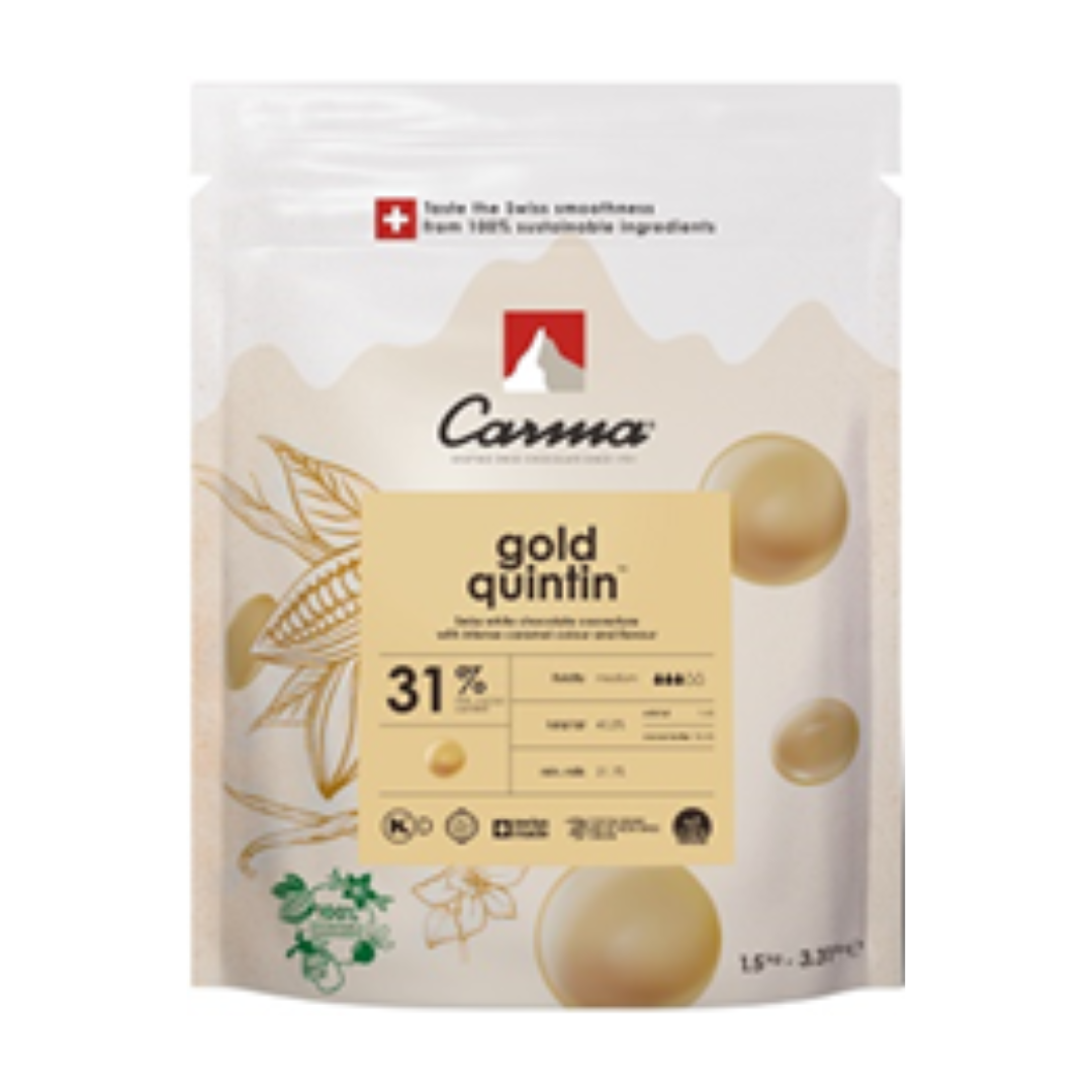 Carma カルマ ｜  クーベルチュール コイン ゴールド クインティン31％ / 1.5kg
