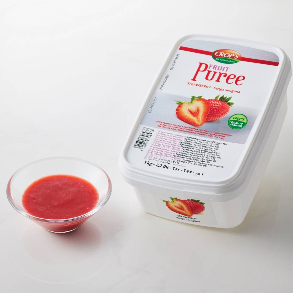 CROP'S (ｸﾛｯﾌﾟｽ) | フレーズ　センガセンガナピューレ / 1kgトレー×6