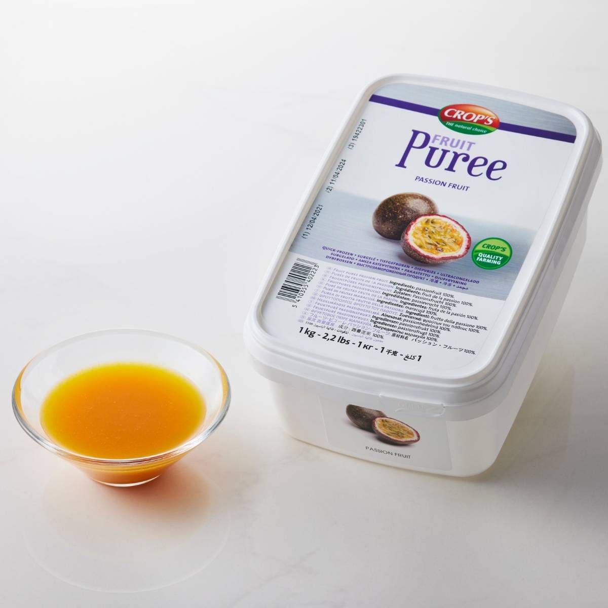 CROP'S (ｸﾛｯﾌﾟｽ) | パッションピューレ / 1kgトレー×6