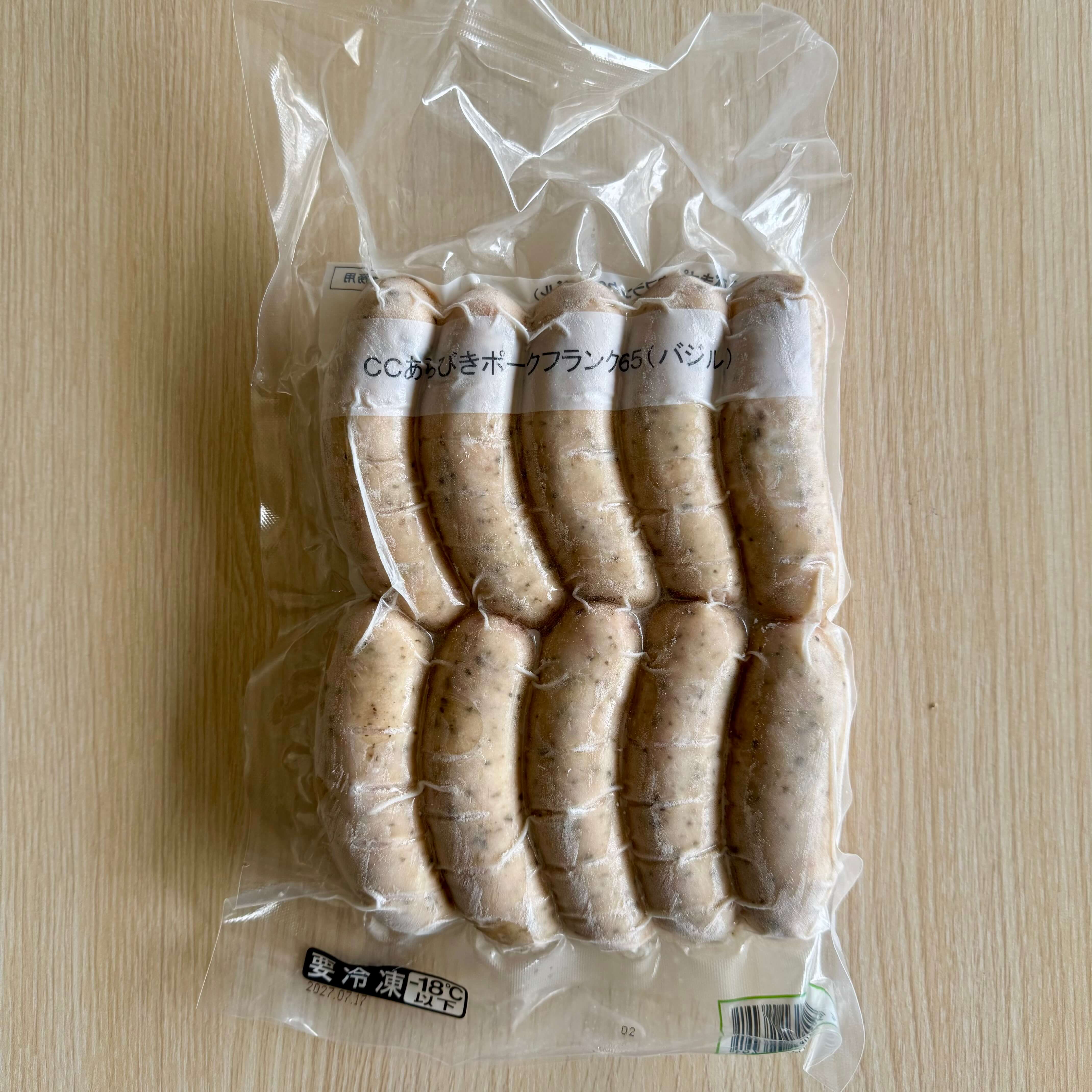 伊藤ハム |   CCあらびきポークフランク（バジル） / 650g