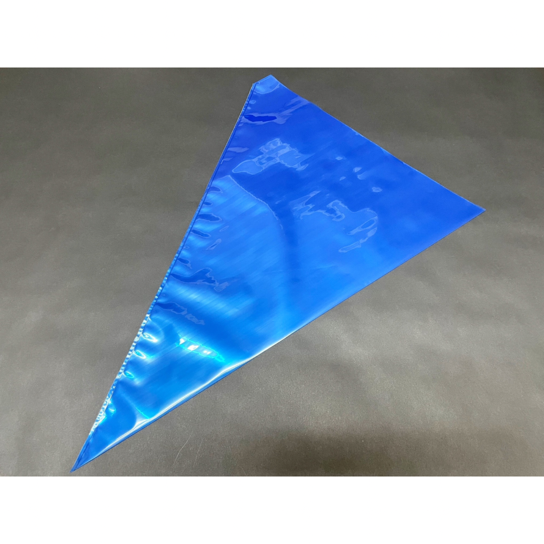 協栄化成 | PREMIUM フラットパックタイプ 使い捨て絞り袋 ブルー / 100枚×20パック