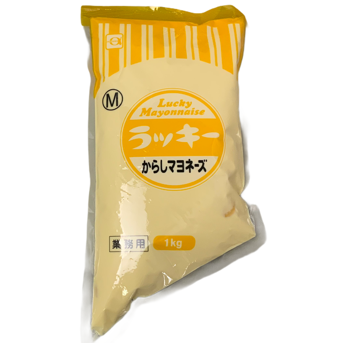 丸和油脂 | ラッキー からしマヨネーズ / 1kg | 【業務用】製パン