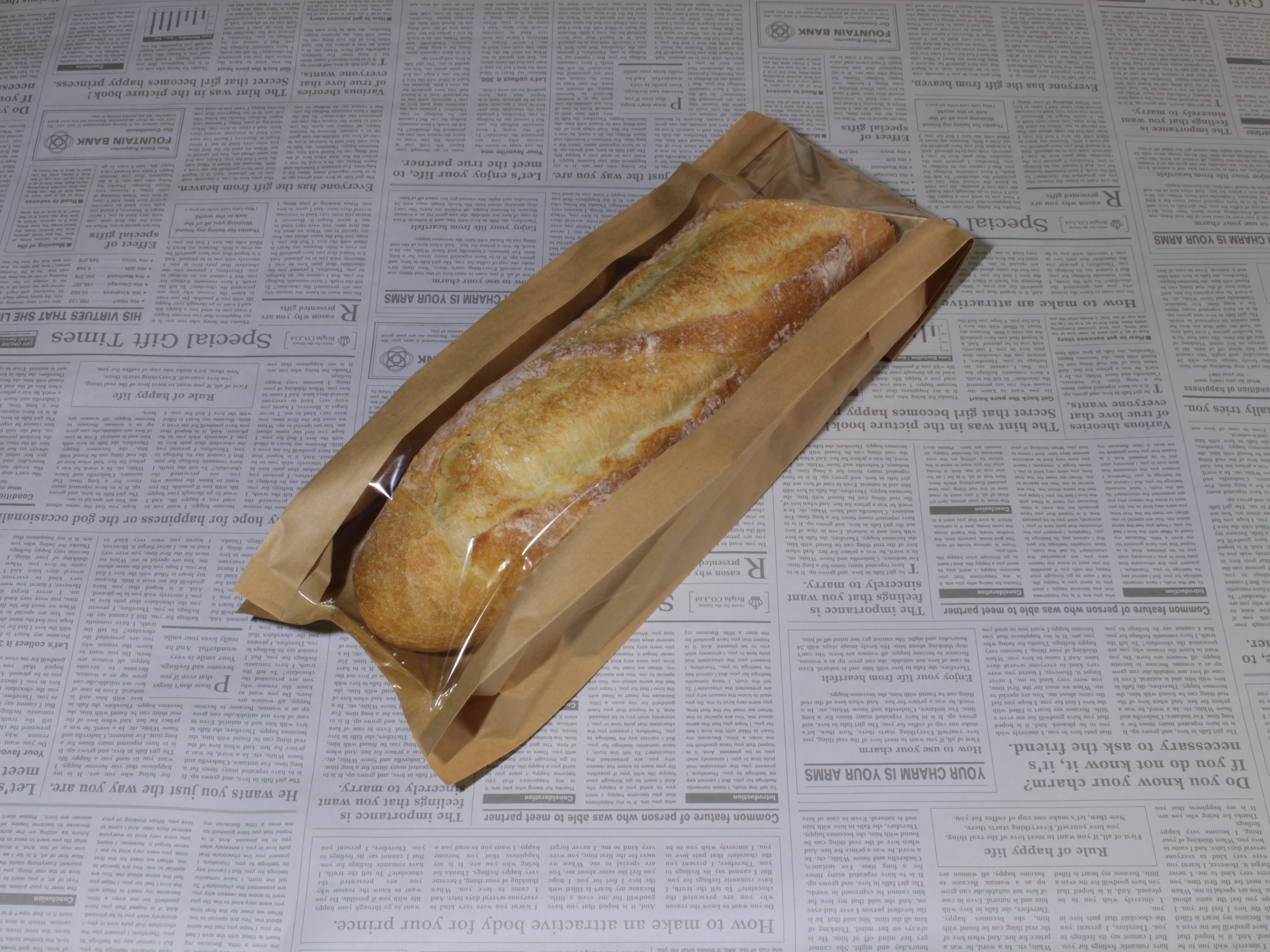 窓付フランスパン袋 120×600  / 500枚
