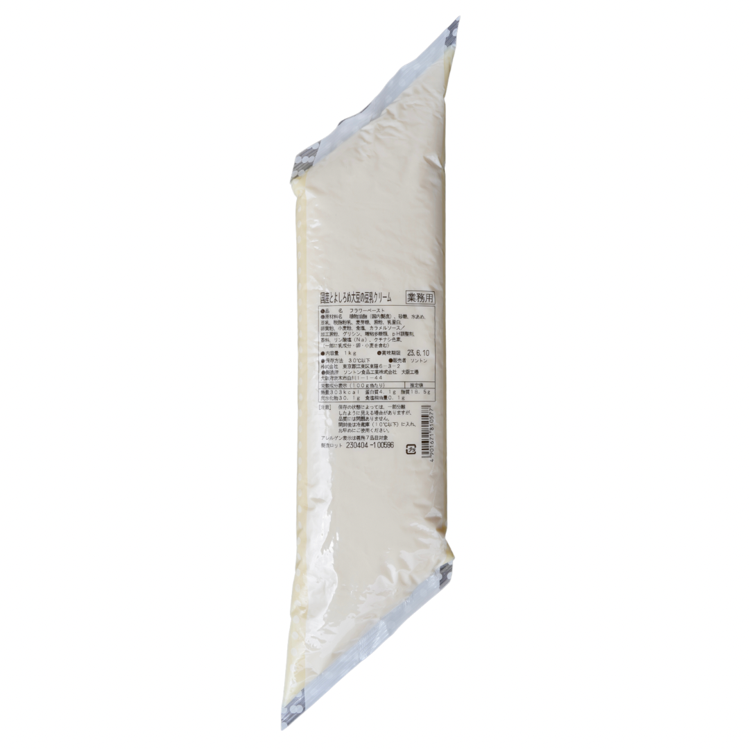 ソントン | 国産とよしろめ大豆の豆乳クリーム / 1kg